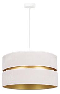 Lustră pe cablu Duolla DUO 1xE27/15W/230V d. 40 cm crem/auriu