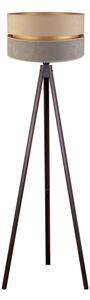 Lampadar Duolla DUO 1xE27/60W/230V d. 44 cm bej/gri/wenge