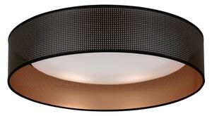 Plafonieră LED Duolla ROLLER LED/24W/230V d. 45 cm negru/cupru