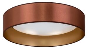 Plafonieră LED Duolla ROLLER LED/24W/230V d. 45 cm cupru/auriu