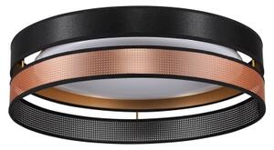 Duolla-Plafonieră LED ROLLER DUO SHINY LED/24W/230V d. 45 cm negru/cupru