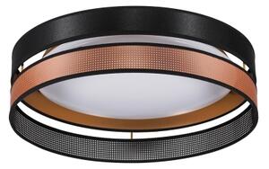 Duolla-Plafonieră LED ROLLER DUO SHINY LED/24W/230V d. 45 cm negru/cupru