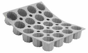 Formă de silicon De Buyer 1856.21D Mini Canelés,20 buc