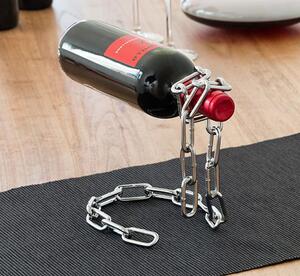 Suport sticla de vin in forma de lant