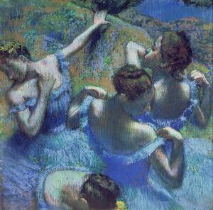 Degas, Edgar - Artă imprimată Blue Dancers, c.1899, (40 x 40 cm)