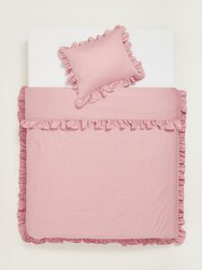 Sinsay - Set cu lenjerie de pat - roz-pastel