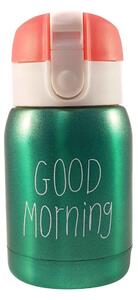 Mini Termos Good Morning, Verde, 180 ml