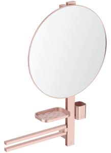 Set accesorii baie pentru lavoar Ideal Standard Alu+ rose mat 80 cm, oglinda fixa Rose mat
