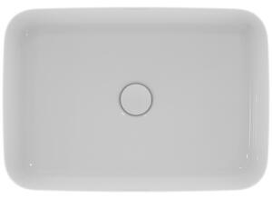 Lavoar pe blat alb lucios 55 cm, dreptunghiular, fara preaplin, Ideal Standard Ipalyss Alb lucios