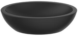 Lavoar pe blat negru mat 60 cm, oval, Ideal Standard Strada Negru mat, Ovala