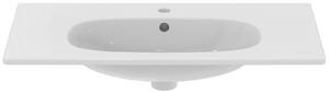 Lavoar incastrat alb lucios 83 cm, dreptunghiular, Ideal Standard Tesi Alb lucios, 825x450 mm