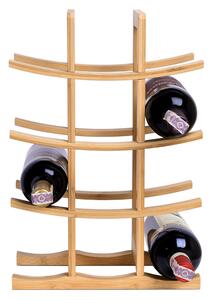 Suport sticle de vin din bambus