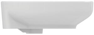 Lavoar pe blat alb 40 cm, rotund, cu preaplin, Ideal Standard i.Life B 400x400 mm