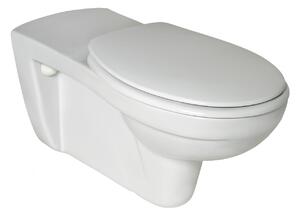 Vas wc suspendat pentru persoane cu dizabilitati Ideal Standard Contour 21 alb cu capac inclus
