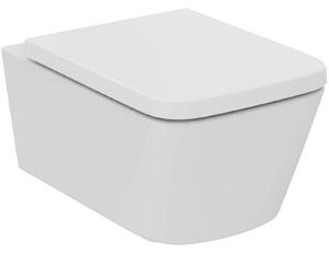 Vas wc suspendat Ideal Standard Blend Cube AquaBlade alb lucios cu capac soft close inclus