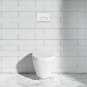 Vas wc suspendat rimless Ideal Standard Connect alb lucios cu capac soft close inclus