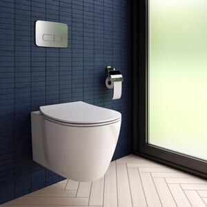Vas wc suspendat Ideal Standard Connect AquaBlade alb lucios cu capac soft close inclus
