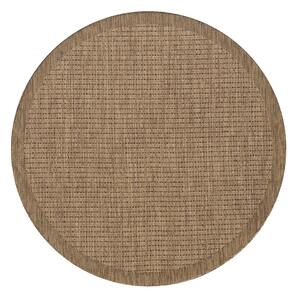 Covor pentru exterior și interior în culoare naturală rotund ø 120 cm Giza 1410 – Ayyildiz Carpets