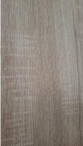 Birou MANAGER, stejar sonoma/alb, 160x130x76 cm