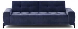 Canapea HAVANA din stofa albastru inchis cu lada depozitare