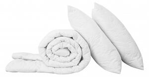 Pachet Pilota de Iarna matlasata Colectia Hotel, 200 x 220 cm, 350g/mp, alba + 2 perne, 50 x 70 cm