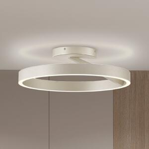 Viokef Plafonieră LED Saturn, Ø 50 cm, culoare crem-argintiu, metal, reglabil, Bej, Camera de zi / sufragerie, Metal, Modern