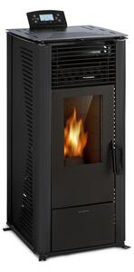 Klarstein Energiewende, sobă pe peleți, 5/10 kW, 5 nivele, cronometru, telecomandă, negru
