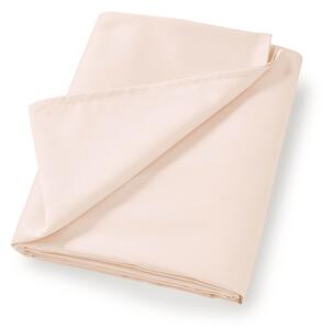 Cearceaf bej din bumbac satinat 180x260 cm Cotton Sateen – Bianca
