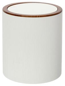 Cos de gunoi London, alb, 5L, capac basculant