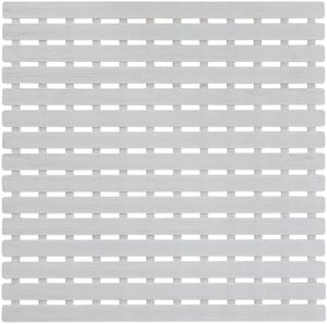 Gratar pentru cadita dus, 54x54cm, plastic gumat, strat anti-alunecare, alb