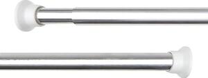 Bara perdea dus, extensibila, fixare rapida cu ventuze (Material: Metal, Tip produs: Bara dus, Lungime: 75 - 125 cm)