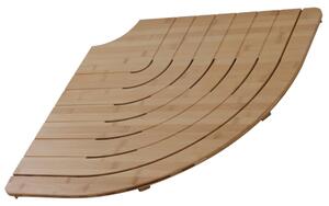 Gratar cadita dus semirotunda, bambus R60cm