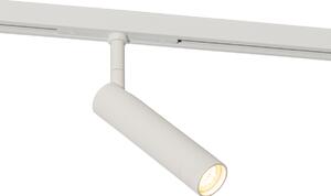 Spotlight modern alb pentru sistem de șine monofazat - Slimline Uzzy