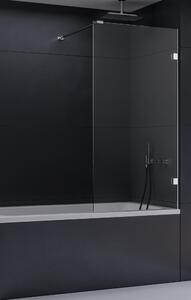 New Trendy Eventa paravan cadă 80 cm o piesă crom luciu/sticlă transparentă EXK-6996-WP