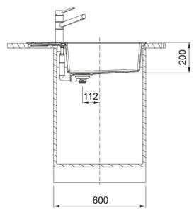 Franke Sirius 2.0 chiuvetă tectonite 78x43.5 cm alb 143.0618.649
