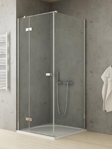 New Trendy Reflexa cabină de duș 90x90 cm pătrat crom luciu/sticlă transparentă EXK-5118