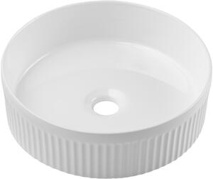 Comad Beyond lavoar 36x36 cm rotund de blat alb luciu BEYOND 2 WHITE ( E-6565 )