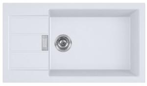Franke Sirius 2.0 chiuvetă tectonite 78x43.5 cm alb 143.0618.649