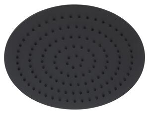Kronenbach Supra 2.0 cap de duș 30x30 cm rotund negru 153765001904SMN