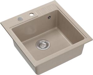 Quadron Peter chiuveta graniteq 52x50 cm bej HCQP5052BEZP