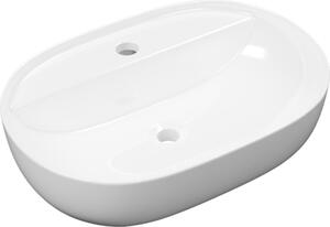 Actima Jima lavoar 51x38.5 cm ovale de blat alb luciu CEAC.2002.510.WH