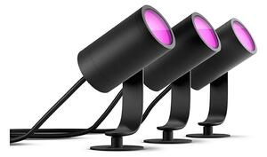 SET 3x spot LED Hue LILY 3xLED/8W/230V IP65 Philips 17414/30/P7