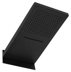 Kronenbach Spa cap de duș 50x25 cm dreptunghiular negru KBMBBPRBOR250-2-BL