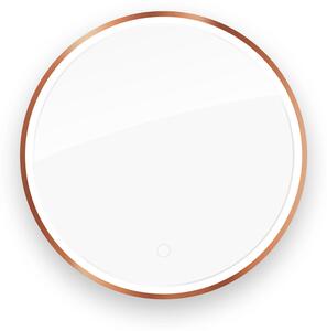 Oltens Nordlis oglindă 60x60 cm rotund cu iluminare cu covoraș de încălzire 64100610