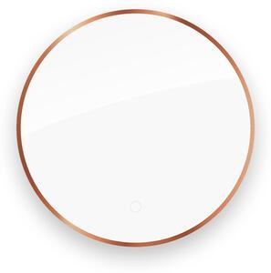 Oltens Nordlis oglindă 60x60 cm rotund cu iluminare cu covoraș de încălzire 64108610