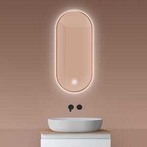 Oltens Nordlis oglindă 40x90 cm oval cu iluminare cu covoraș de încălzire 64113610