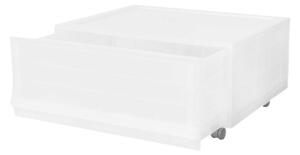 Cutie de depozitare modulară Wave Mist cu roți54,6 x 43,4 x 22 cm, Larg - 1 sertar - rotițe