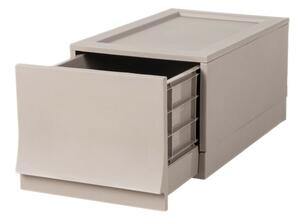 Cutie de depozitare modulară Wave Junior Wood fărăroți 43,4 x 27,2 x 22 cm, Îngust - 1 sertar