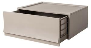 Cutie de depozitare modulară Wave Wood fără roți54,6 x 43,4 x 22 cm, Larg - 1 sertar