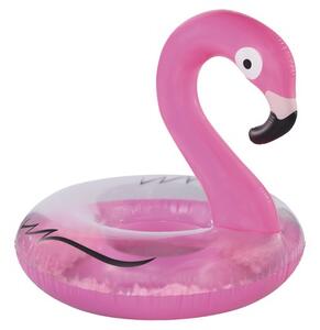 Colac gonflabil Happy People XXL Flamingo cu pene